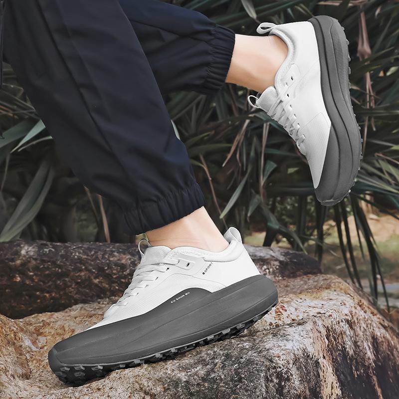 Outdoor hiking shoes sports thick-soled shock absorption breathable daily casual running shoes classic
