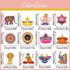 Diwali Paper Festival Hanging Decorations Elephant Paper Spiral Decor Party