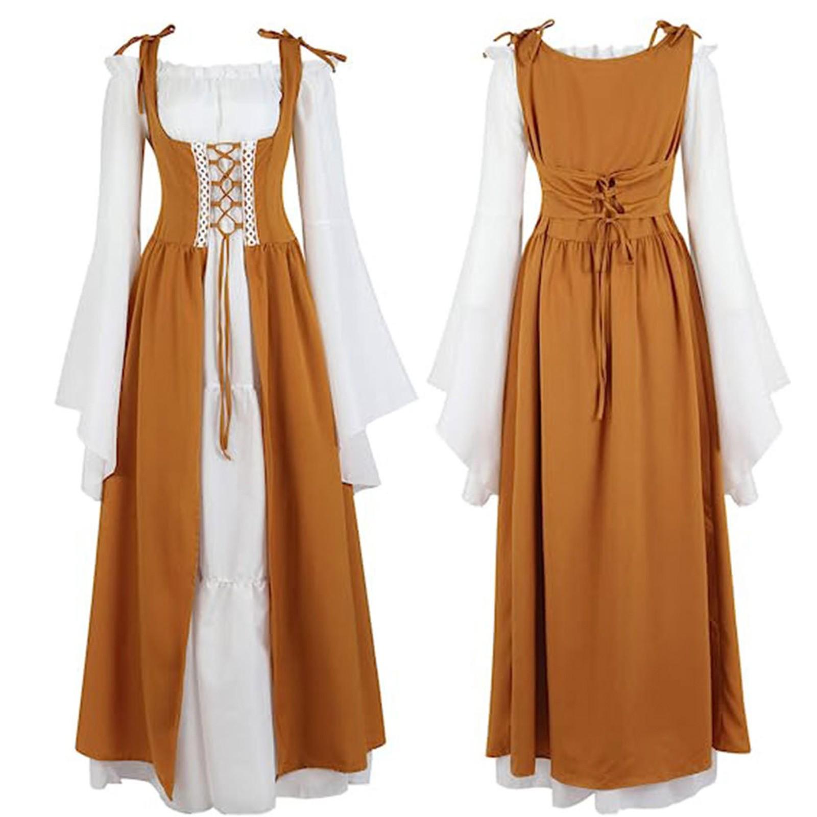 Женский бандажный корсет Middeleeuwse Vintage Party Club Elegante Dress S хаки