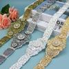 Caucasus Dress Belt For Women Turks Flower Waist Belt Belly Chain Adjustable Length Antique Gold Silver Color