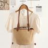 Straw bag women's large-capacity new vegetable basket shoulder bag beach premium tote bag