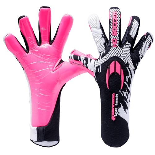 HO SOCCER Goalkeeper Gloves Control Knit Touch 2 Pink (52.0439) Size 8