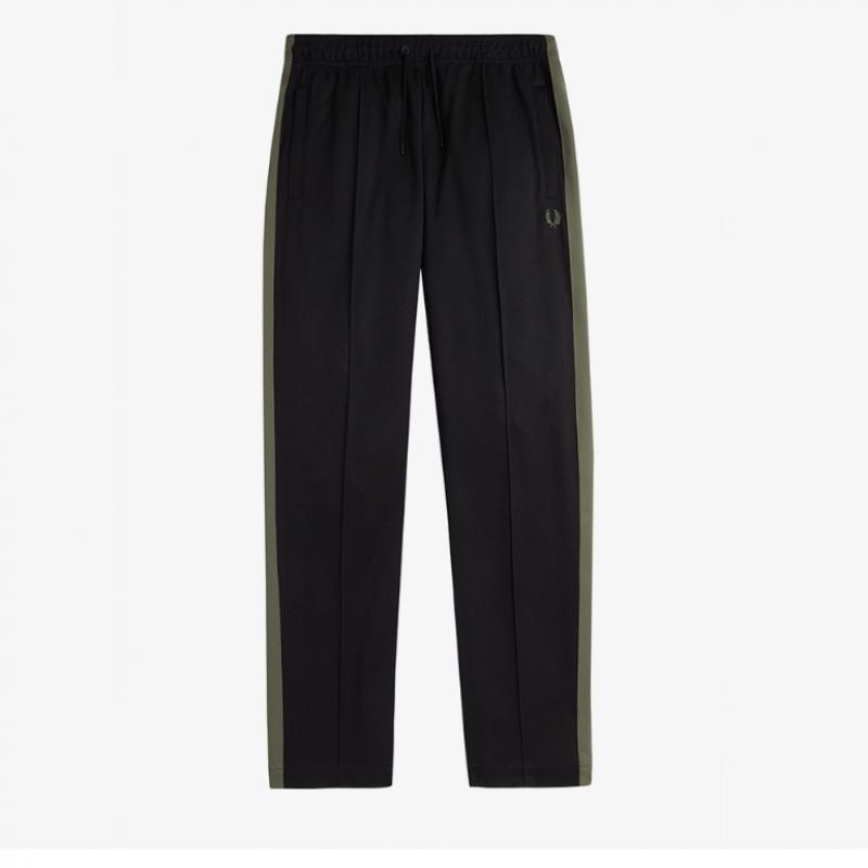 Fred Perry Tape Detail Track Pants Black Afpm2437176 102
