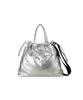 Abeehums Glossy String Two-Way Bag Abh348-701 Silver
