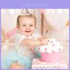 Childrens Birthday Party Decor Baby Milestone Hat With Number 1 For First Anniversary Celebration