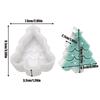 Christmas Gingerbread Tree Silicone Candle Mold Xmas Ornament Making Soap Plaster Resin Deer Casting Molds Home Decor Craft Gift