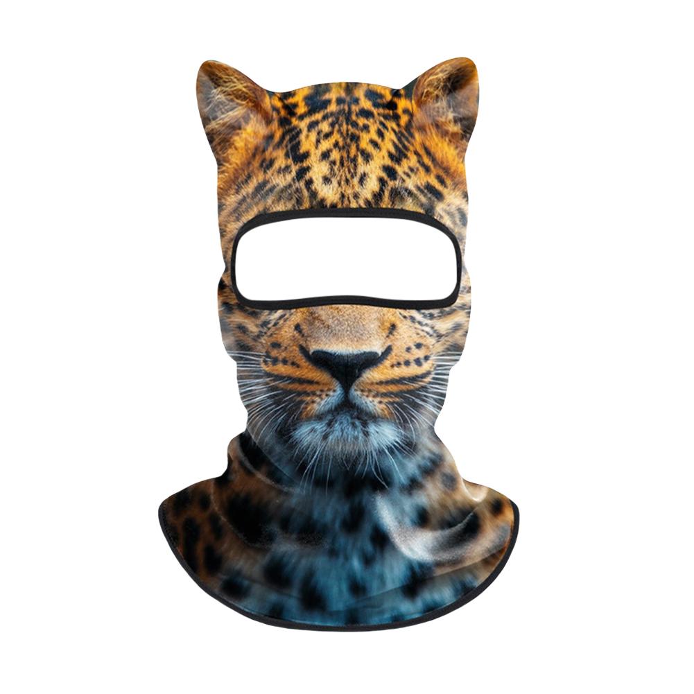 3D Cat Dog Animal Print Balaclava Motorcycle Motocross Biker Head Cover Ski Snowboard Mask Helmet Hood Cap Cycling Headgear Mask