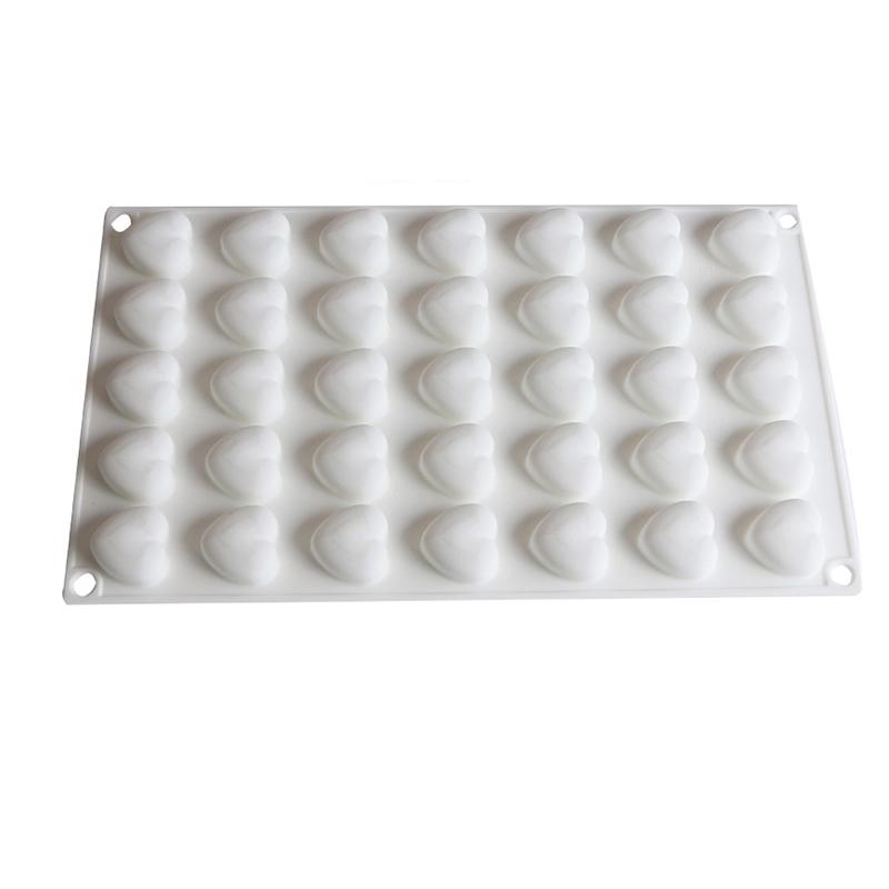 New Heart Silicone Mold  For Baking 3D Love Chocolate Candy Pastry Tools Cake Decoration Ice Cube Tray Kitchen Accessories