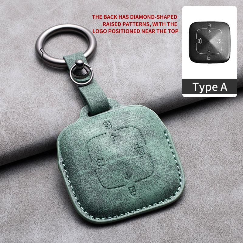 Car Key Case Cover For Zeekr 001 X FR 007 GT 009 Leather Car Remote Key Case Anti-Scratch Protector Shell Decorative Accessories