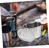 1pcs Stainless Steel Camping Pot Outdoor Food Container For Hiking Easy To Clean Suitable For Camping Picnic Backpacking Travel