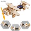 1 Set Wood Puzzle Games DIY Airplane Science Toys Children Educational STEM Kits Technologia Experimental Tool School Supply