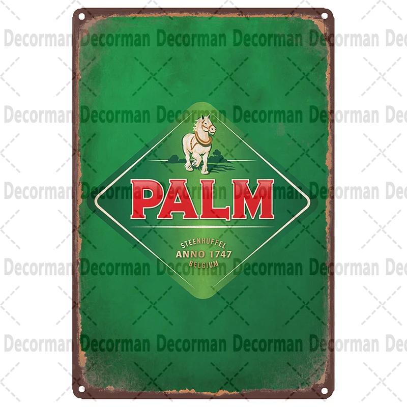 [ Mike86 ] Birra Belga PALM FILOU Cartello Metallico Poster Pittura Negozio Pub Decorazione LTA-3187 20*30 CM decoro vintage