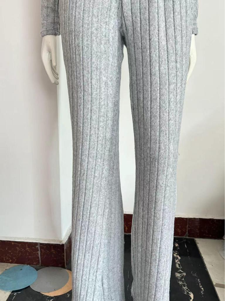 2024 Trendy European & American Women's Autumn/Winter Long Sleeve Sweatshirt & Pants Set