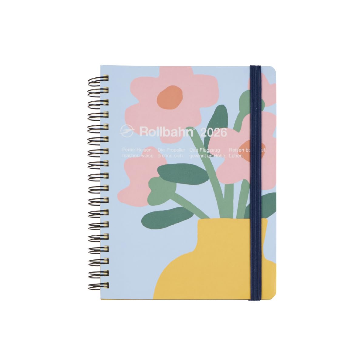 

[Delfonics Planner 2026 Edition / Starting October 2025] Rollbahn Diary Piece L Monthly Schedule Book (Light Blue)