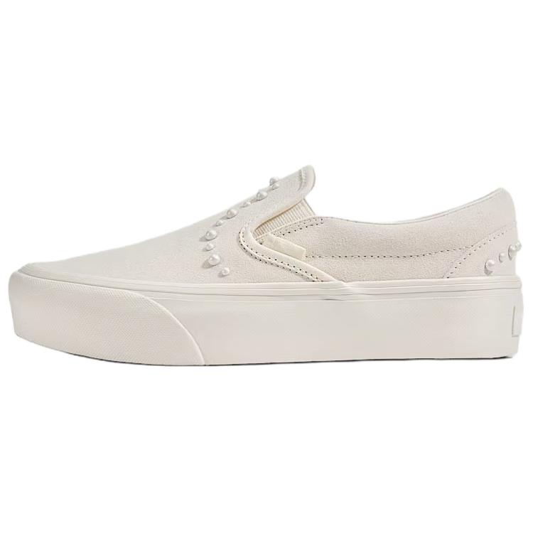 Vans Classic Slip-On Platform Comfortable Fit Skate Shoes Unisex Sneakers Cotton-Candy-White VN000EA9CCZ