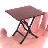 1:12 Dollhouse Mini Furniture Folding Table And Chair Set With 4 Stool Models