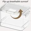 Mealworm Breeding Box Superworm Cricket Spider Mantis Terrariums Desktop Anti-escape Breathable Insect Box Insect Kennel Habitat