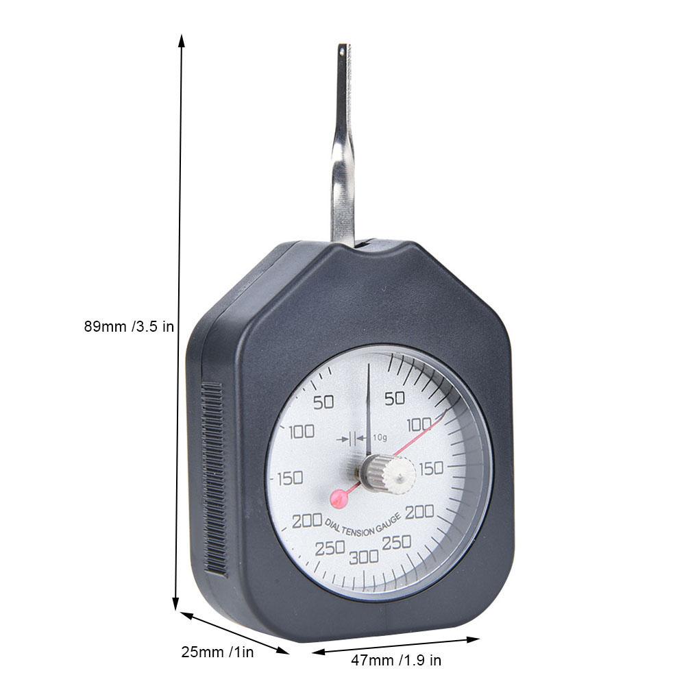 Plastic Pointer Type Double Needles Tension Meter Analog Gauge Measuring Tool(SZG-150-2)