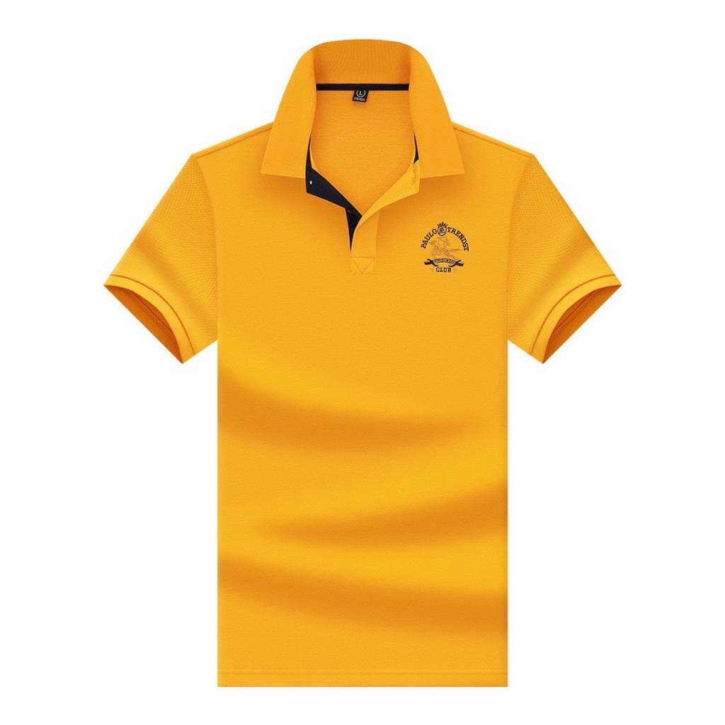 STORN Designer Brand Short Sleeve Polo Shirt Summer Best-selling Pony Letter Embroidered Solid Color Business Casual Men Lapel T-shirt