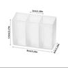 6PCS/3PCS/1PC Multifunctional Wall Mounted Compartment Storage Box, No Punching Required, Suitable for Storing Small Items In Da