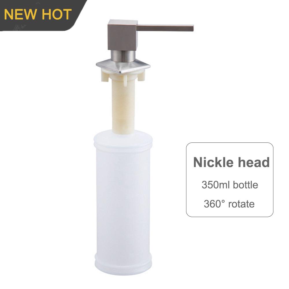 

Квадратный кухонный дозатор для мыла, помпа-дозатор для средства для мытья посуды с комплектом удлинительной трубки, встроенная головка-помпа для лосьона, держатель для моющего средства