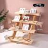 2/3/4 Layer Wooden Jewelry Display Stand Multi Functional Ornament Organizer  Display Props
