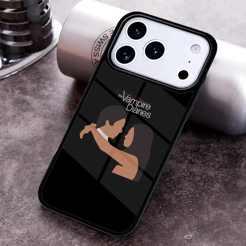 Damon Elena The Vampire Diaries Phone Case For iPhone 17 16 15 14 13 12 11 Pro Max Plus 17Air Soft Silicone Cover