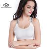 Women Shockproof Sports Bra Stretch Athletic Brassiere Push Up Bras Top Seamless Padded Running