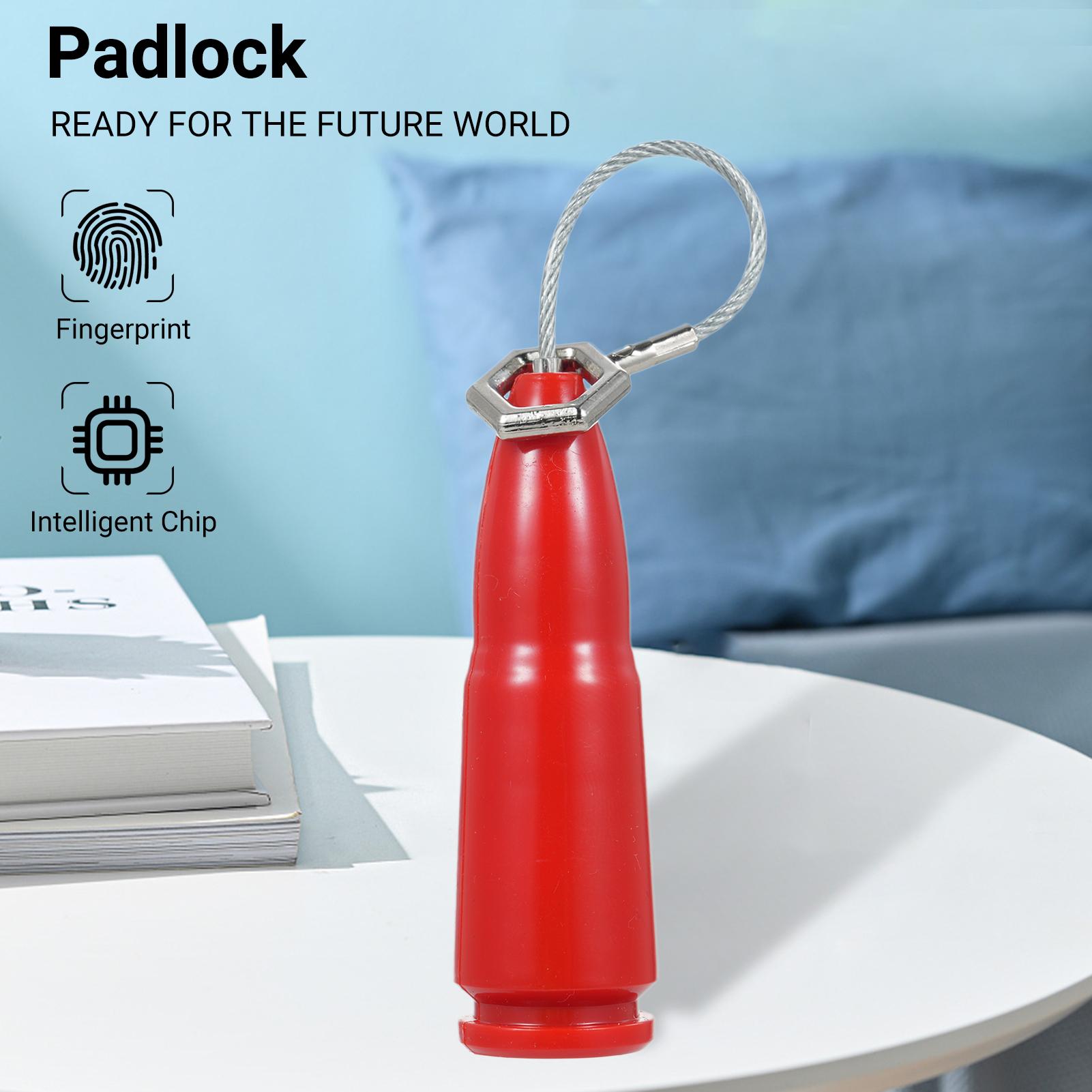 Fingerprint Padlock   Smart Padlock Cabinet Lock Anti-theft Lock Gym Luggage Padlock Waterproof Finger Print Locks