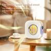 Diffusore di Aroma Intelligente con Display Digitale Macchina per Fragranze con Oli Essenziali Montaggio a Parete e da Tavolo Ricaricabile USB Deodorante per Ambienti per Casa Soggiorno