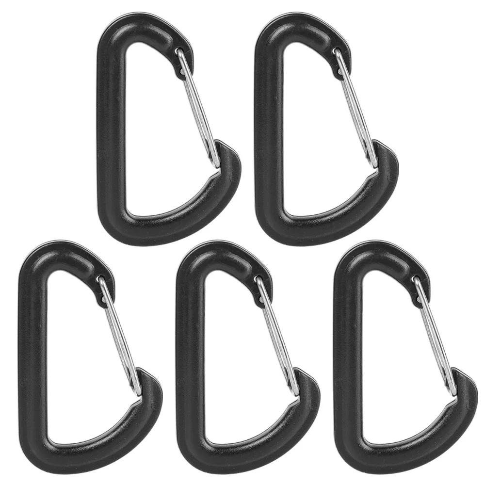 D-förmiger Kunststoff-Karabiner, D-Ring, Schlüsselanhänger, Federschnalle, Haken, Rucksackhaken, Schlüsselanhänger, Wasserflaschenschnalle, Outdoor-Camping-Teile