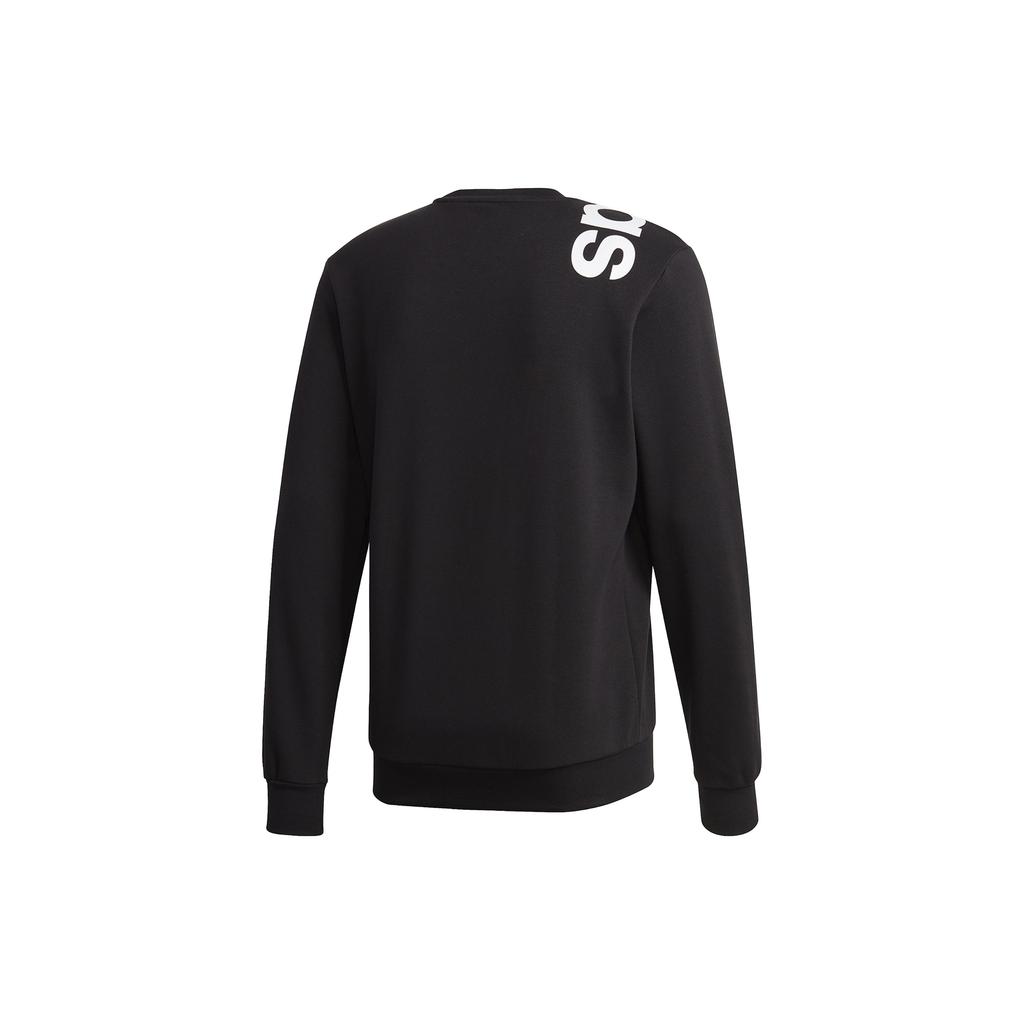 Adidas Sweatshirts Men's Black Crew Neck Moderate Regular GD5938