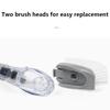 2-In-1 Plate Kitchen Cleaning Brush Removable Head Sponge Tools Dish Long Handle Scrubber Dispenser Pot Sink Household