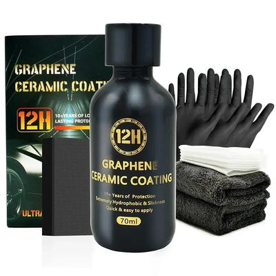Graphene Ceramic Coating 20H/12H with Self Healing and UV Track Technology Car Detailing Professionals 10+ Years of Protection