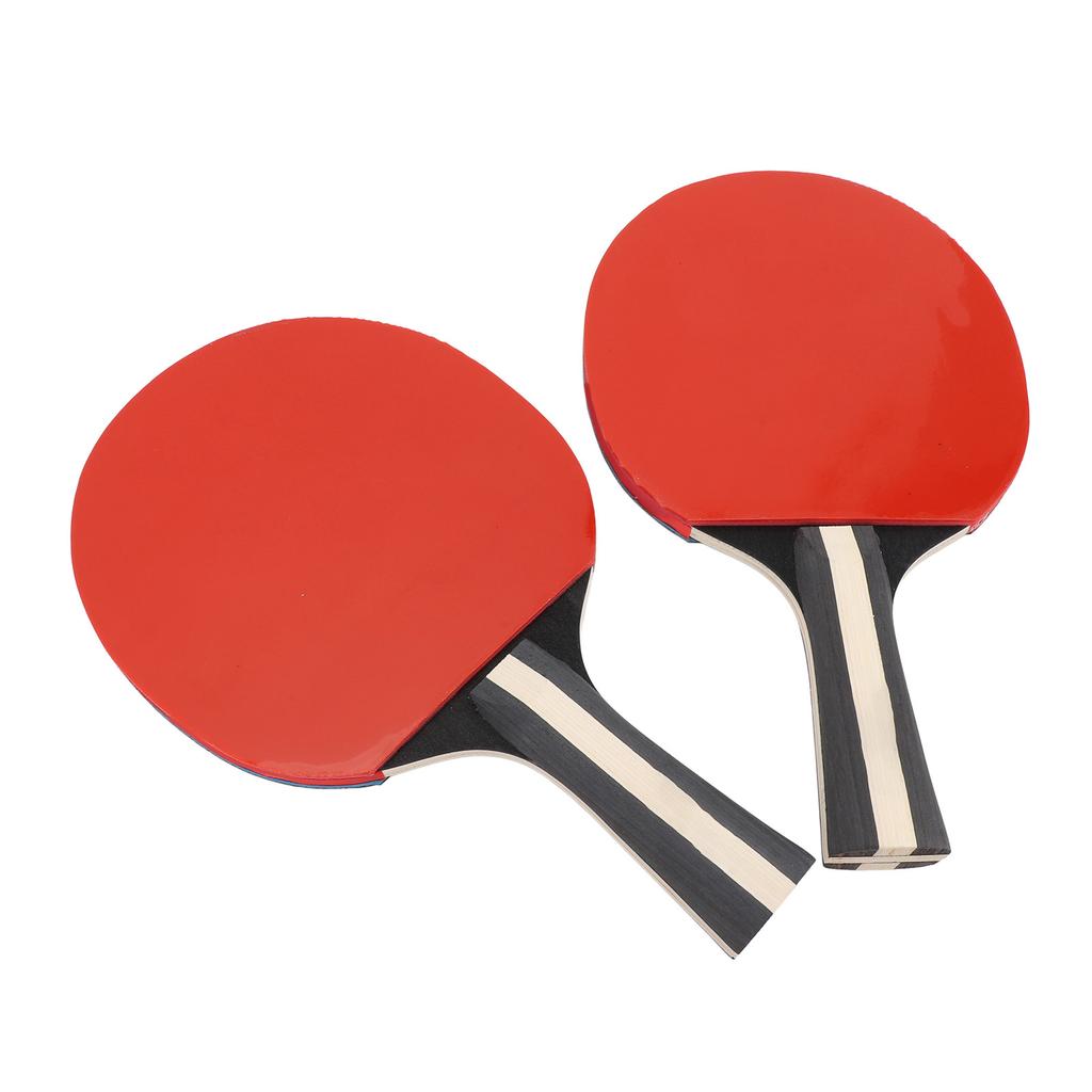 2pcs Table Tennis Racket Table Tennis Paddle with 3pcs 3 Star Professional Table Tennis Balls for