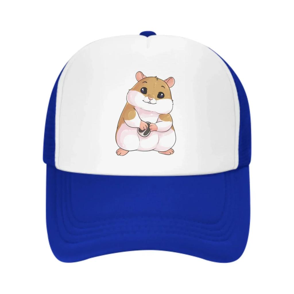 Hamster Protects Melon Seeds Summer Leisure Sports Daily Sun Hat Fishing Outdoor Unisexs and Womens Truck Caps Fashion