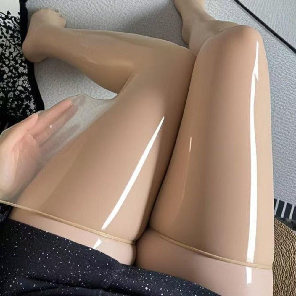 

New Sexy 8D Smooth Glossy Socks Shiny Soft Oil Gloss Pantyhose Glossy High Waist Pantyhose Party One Size
