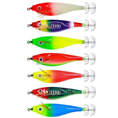 Luminous Umbrellas Hook Squid Baits Fishing Octopus Cuttlefish Artificial Baits