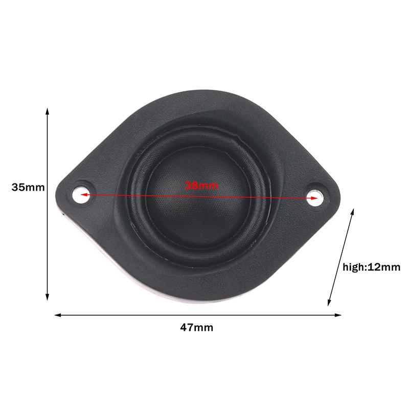 1/2Pcs 4Ohm 10W Tweeter Speakers Horn 6 Generation Silk Film Tweeter Speaker Component Replacement