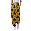 Women's Sports Pants With Pockets Fashion Print Elastic Waist Pants Casual Sweatpants Pants
