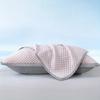 Federe Fresche Traspiranti Morbide Biancheria da Letto con Eleganti Fantasie Bordatura con Nappe e Chiusura a Busta Lavabili in Lavatrice Comfort Estivo per Chi Soffre il Caldo