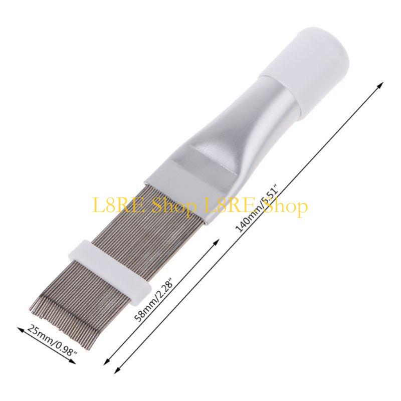 L8RE 6Pcs Air Conditioner Fin Cleaner Set Fin Comb Condenser Fin Straightener Brush