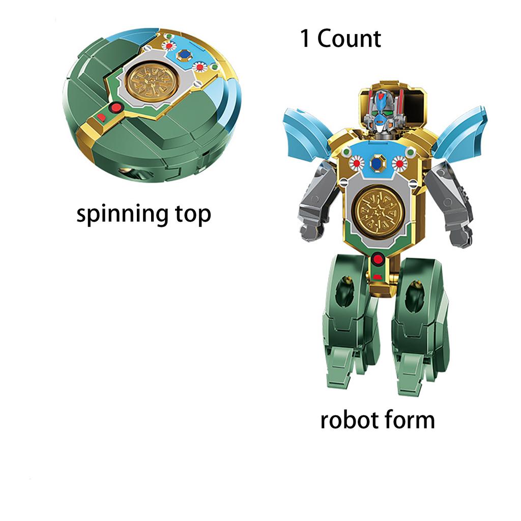 Creative Deformation Robot Dinosaur Top, Children'S Fingertip Top Decompression And Release Toy