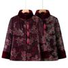 Winter Velvet Cotton-padded Coat Wife Jacket Thickened Warm Old Cotton-padded Jacket