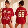 Off Campus Briar Dean Di Laurentis  Graphics Printed Tshirt Unisex Women Short Sleeve Cotton Tshirt Unisexs Tshirts  Summer