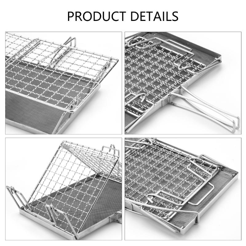 Camping Toasts Rack For Backpacking Hiking Picnics 304 Steel Rack Accessory