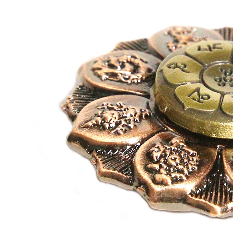 Lotus Flower Fidget Spinner Metal Hand Spinner for Autism Rotation Anti Stress Toys Fidget Toys Kids Children Gifts