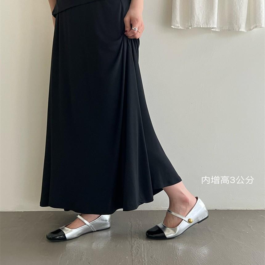 French evening breeze light mouth single shoes women's middle heel 2025 spring Korean version retro gentle temperament fairy thick heel Mary Jane