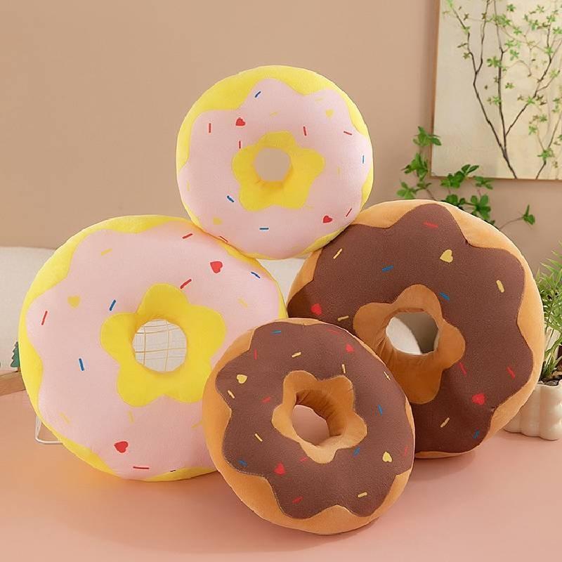 Stuffed Donut Animal Cute Cartoon Sofa Cushion Girls Children Holiday Doll Gift