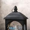 Portable Pumpkin Ghost Castle Lantern Lamp Hanging LED Jack-O-Lanterns Halloween Decoration Party Flame Haunted House Props Gift